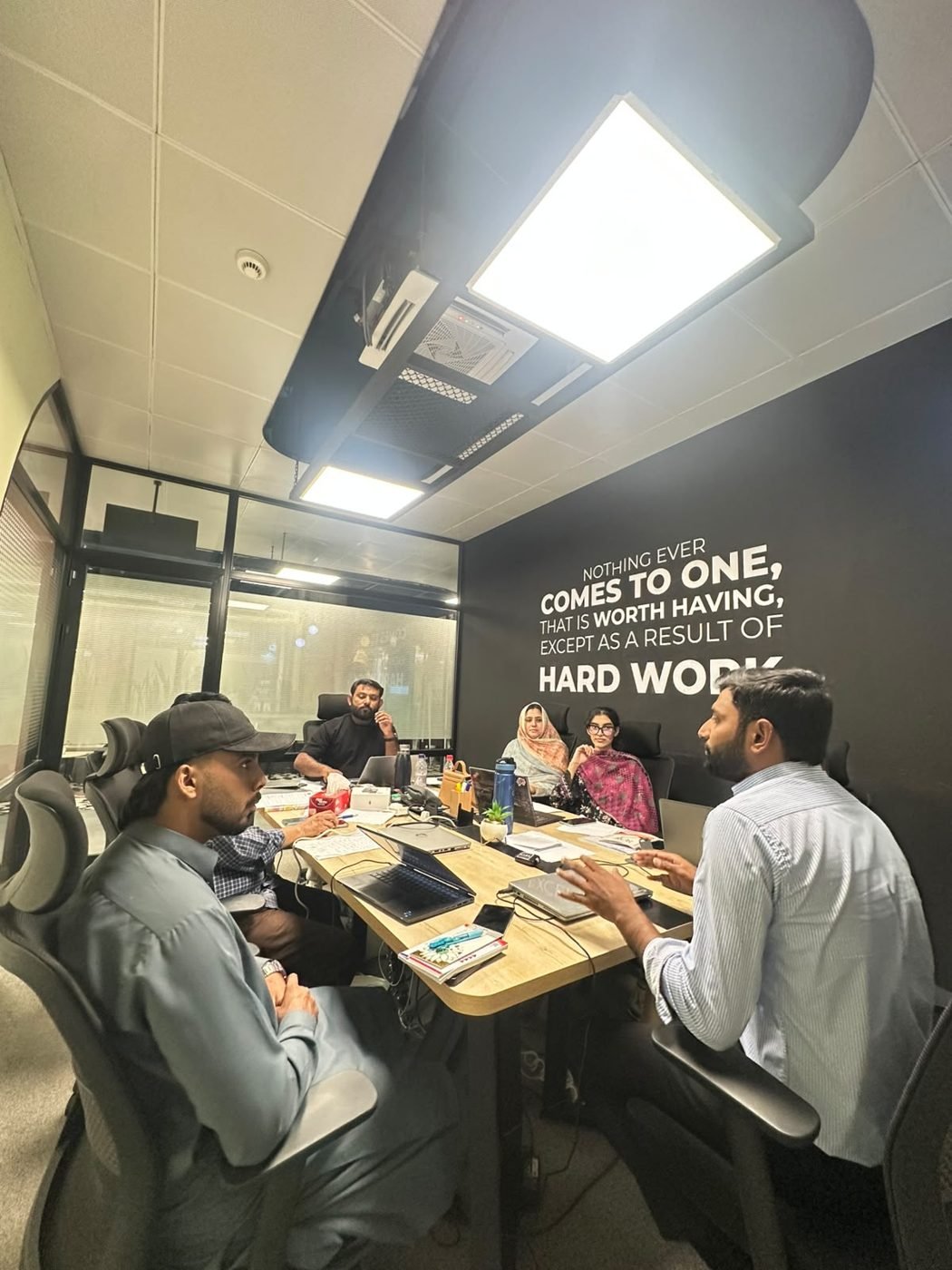 Adymizing sales and marketing team at work